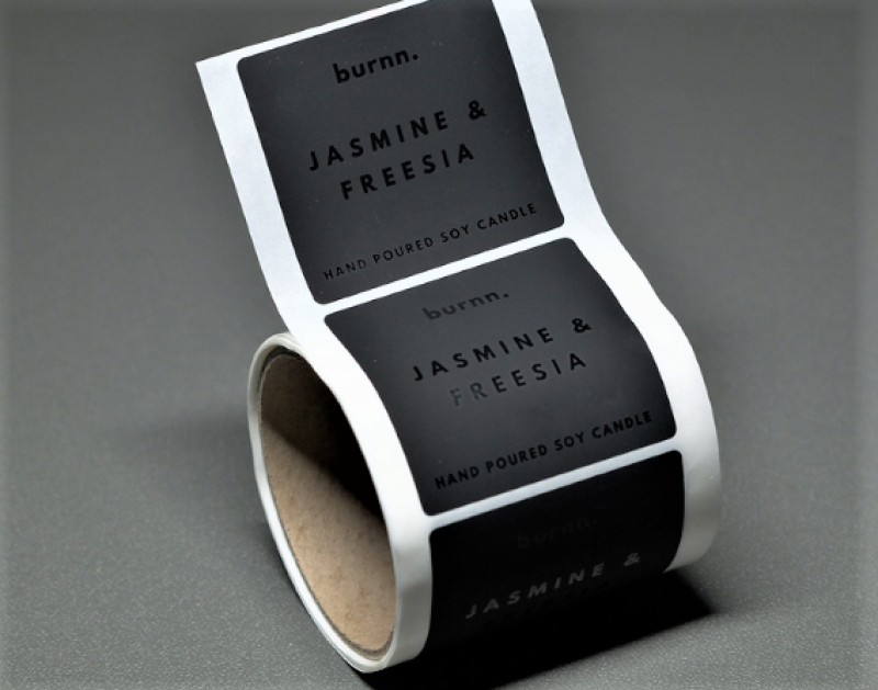 Custom Printed Candle Labels on Rolls